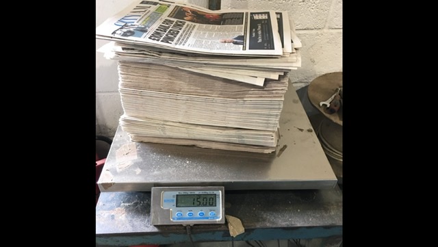 15kg Unread Newspapers