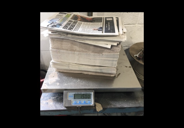 15kg Unread Newspapers - Click Image to Close